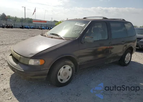 1993 Mercury Villager z USA, uszkodzony, nr VIN 4M2DV11W8PDJ06415